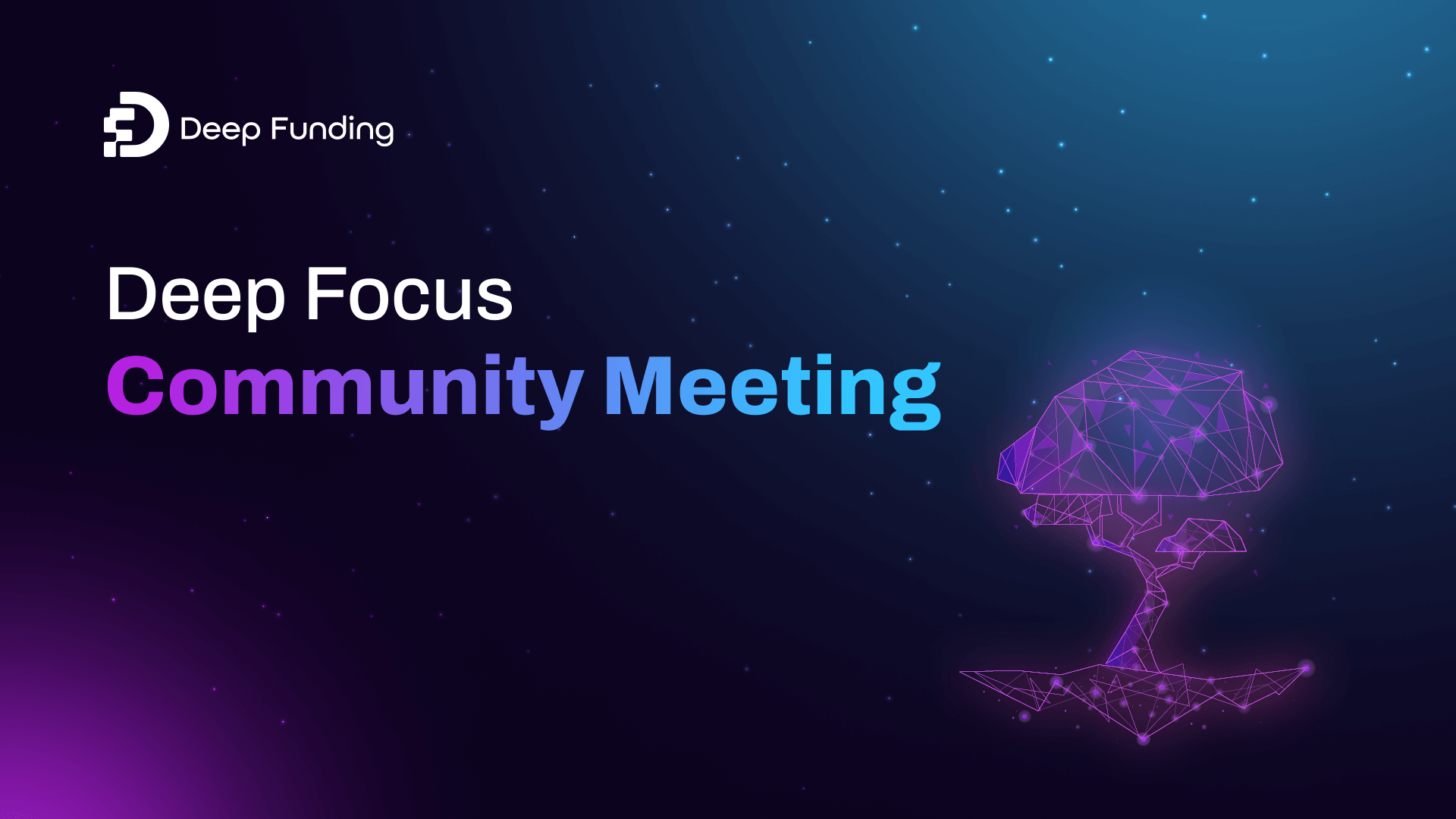 Listening Session: Community meetings - DEEP Projects